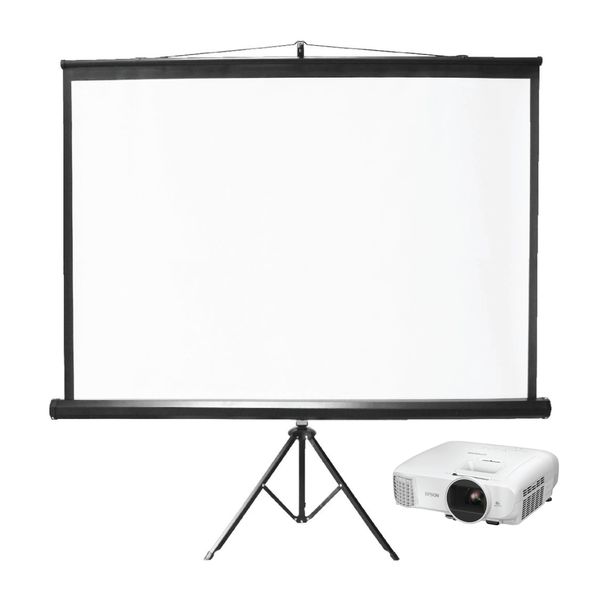 Hire Tripod Screen and Projector Hire (2.1 x 2.1m)